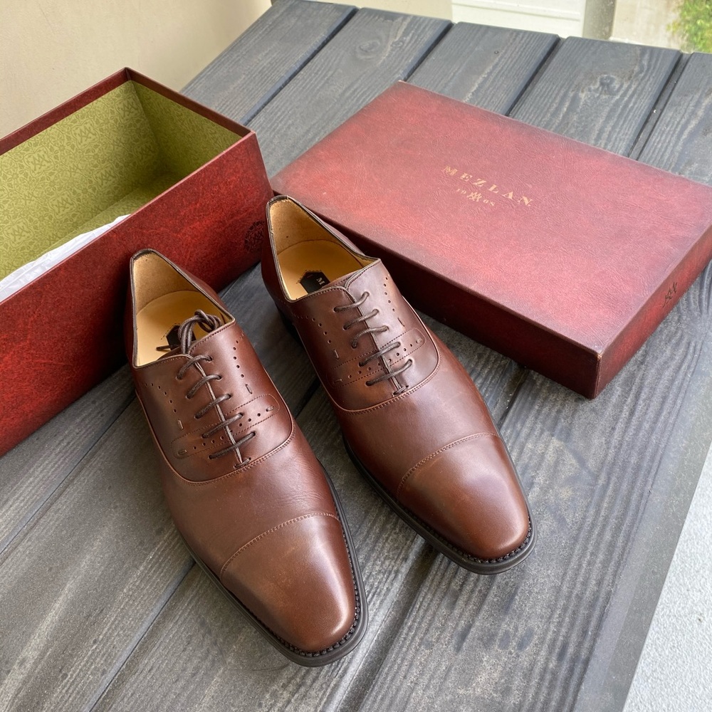 Mezlan 11 1/2 90В dark brown New without tags